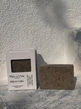 Load image into Gallery viewer, Handmade milk and coffee milk bar soap