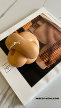 Load image into Gallery viewer, Big Knot decorative candle in milk white colour